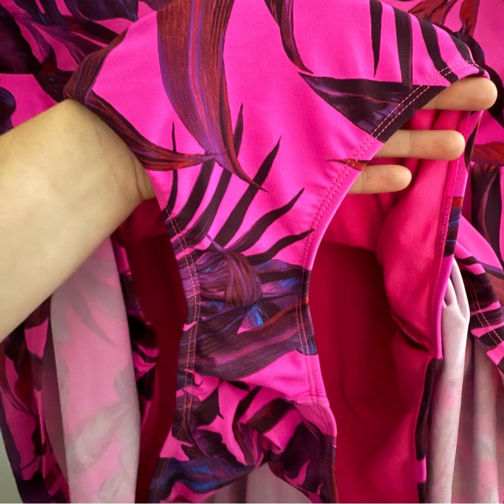 Torrid Pink and Purple One Piece Swimsuit - Picture 7 of 10